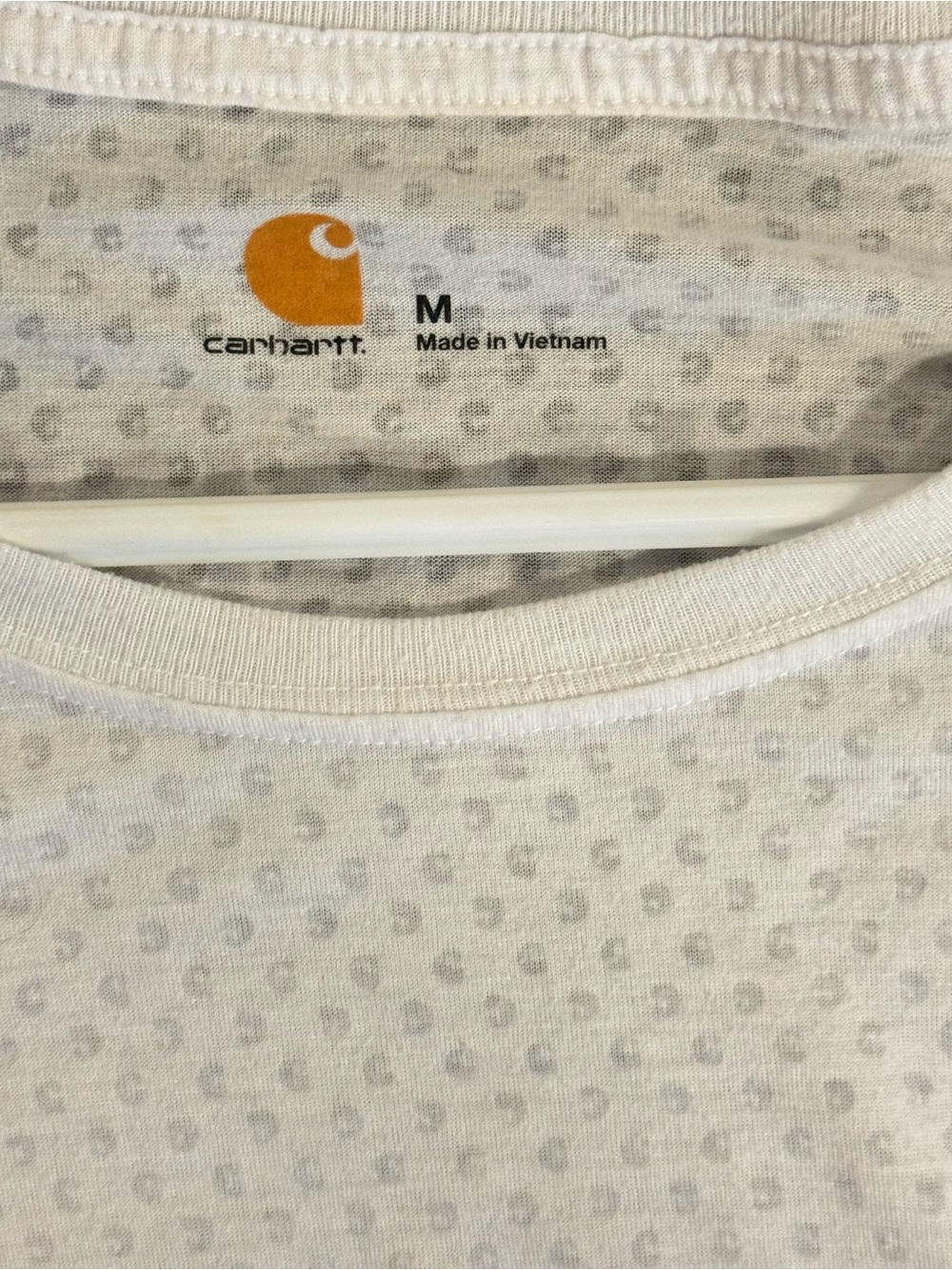 Carhartt White Logo Print Long-Sleeve Women's Crew Neck Tee | Medium - Picture 3 of 6